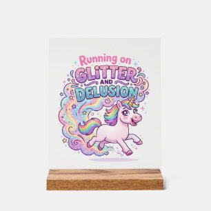 Licorne courant sur Brillant et Illusion Charme M