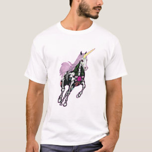Licorne Crâne de Sucre Jour des Morts T-Shirt