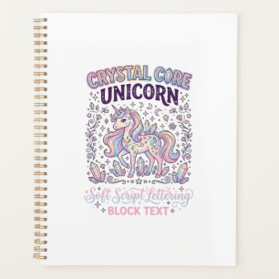 Licorne Crystal Core Licorne Adorable Vector Desig