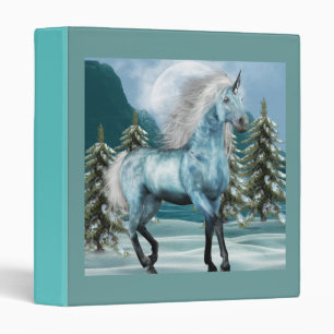Licorne dans le classeur de clair de lune