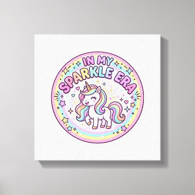 Licorne Dans Mon Ère De Brillance Drôle Impression (Recto)