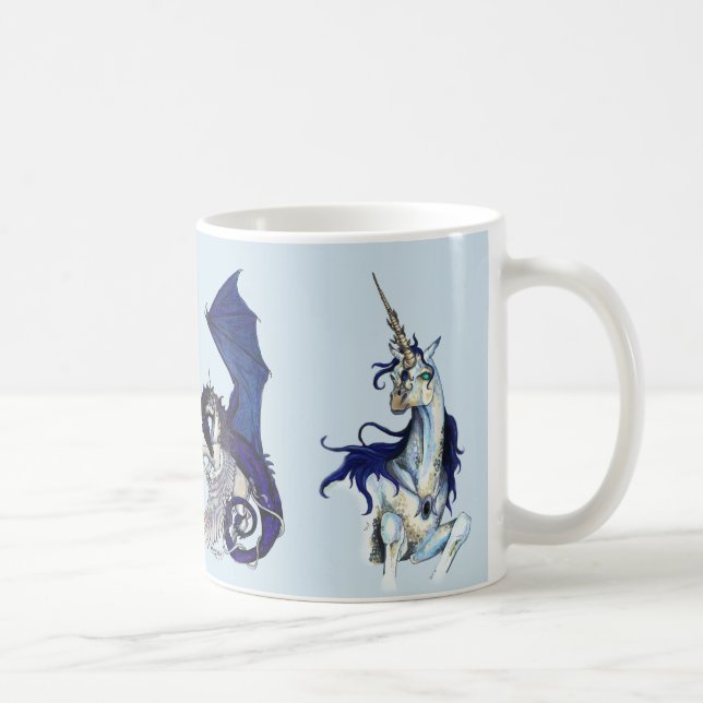 Licorne et tasse de dragon (Droite)