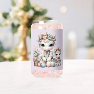 Licorne Kawaii Pastel Duo Mère Fille Lavande