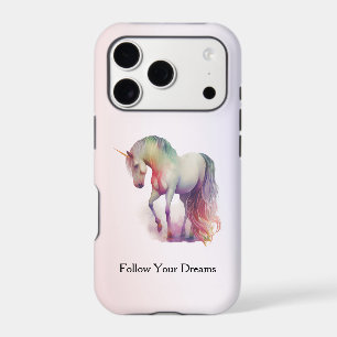 Licorne Magique aux Rêves de Rose Pourpre