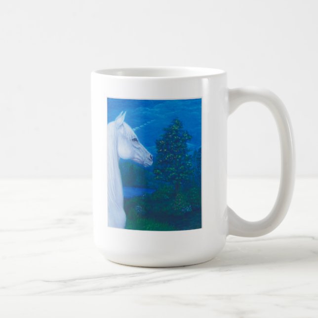 Licorne par la tasse de lac (Droite)