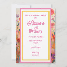 Licorne pliée pastel rose Carte de vœux