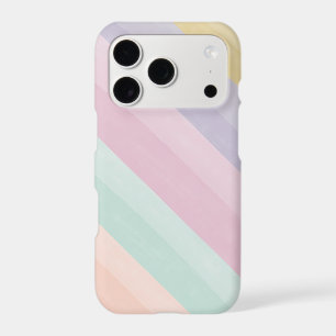 Licorne rayée texture pastel clair Mignonne