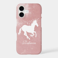 Licorne Rose Personnalisée