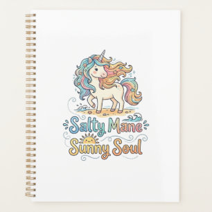 Licorne Salée Crinière Âme Ensoleillée Conception 