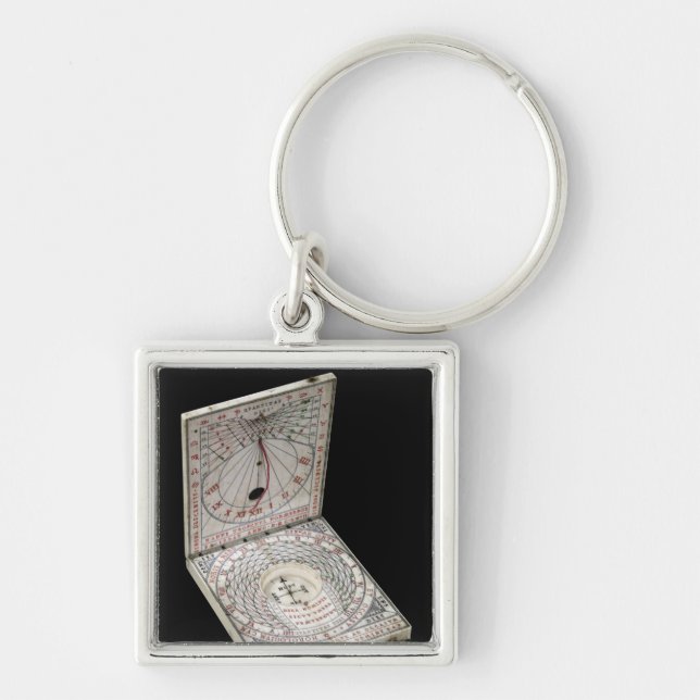 Lidded compass, 1627 keychain (Front)