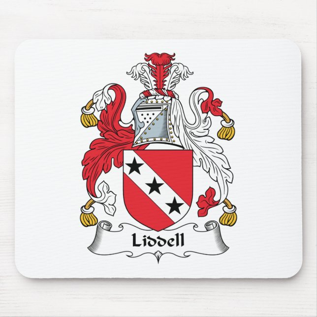 Liddell Family Crest Mouse Pad (Front)