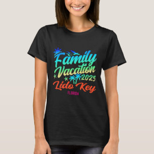 Lido Key Beach Florida Family Vacation Matching Su T-Shirt