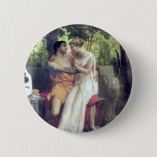 L'Idylle (1850) 2 Inch Round Button (Front)