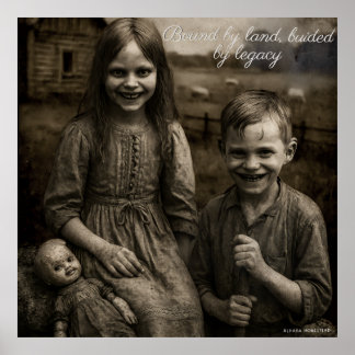 Lié à la terre, guidé par une affiche héritée