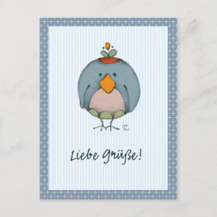 Liebe Grüße! Postcard