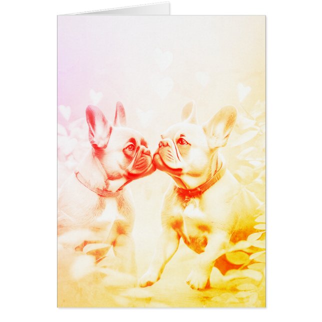 Liebesdoggen Karte (Devant)