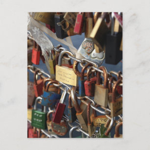 Liebesschloss Postcard