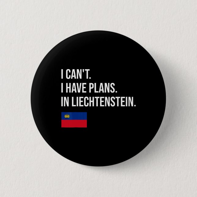 Liechtenstein  2 inch round button (Front)