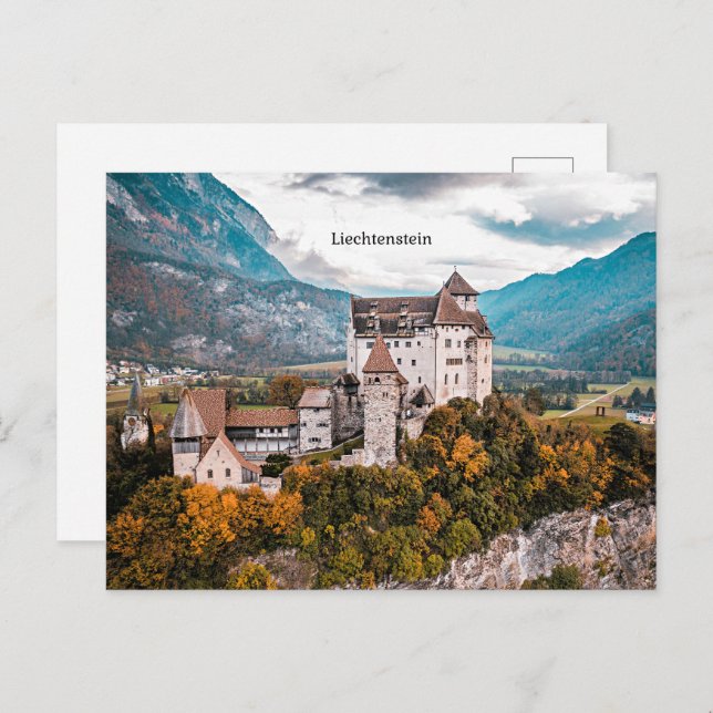 Liechtenstein Castle Postcard (Front/Back)