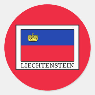 Liechtenstein Classic Round Sticker