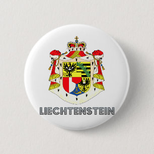 Liechtenstein Coat of Arms 2 Inch Round Button