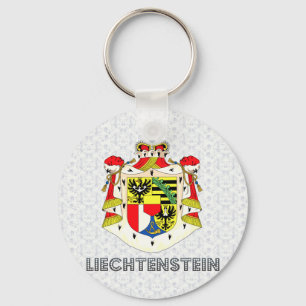 Liechtenstein Coat of Arms Keychain