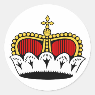 Liechtenstein Crest, Liechtenstein Classic Round Sticker