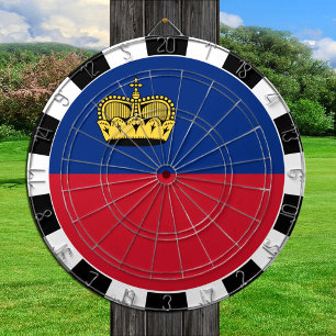 Liechtenstein Dartboard, game, Liechtenstein Flag Dartboard
