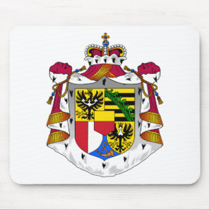 liechtenstein emblem mouse pad