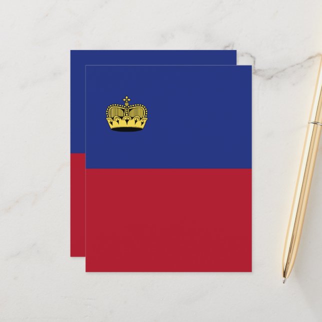 Liechtenstein flag (Front/Back In Situ)