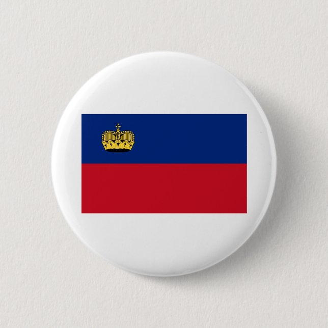 Liechtenstein Flag 2 Inch Round Button (Front)