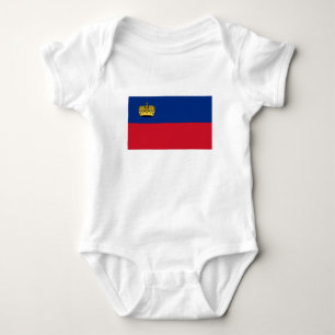 Liechtenstein Flag Baby Bodysuit