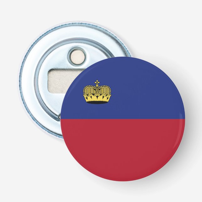 Liechtenstein flag bottle opener (Front)