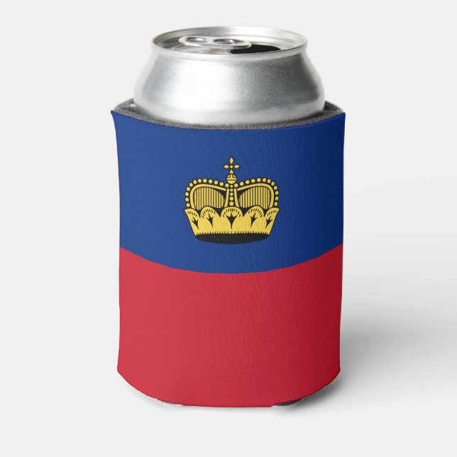 Liechtenstein Flag Can Cooler (Can Back)