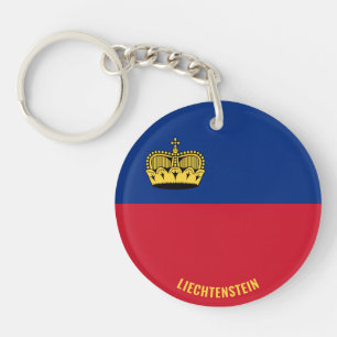 Liechtenstein Flag Charming Patriotic Keychain