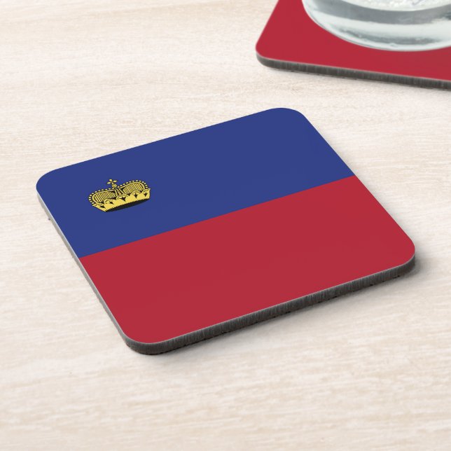 Liechtenstein flag coaster (Left Side)