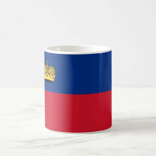 Liechtenstein Flag Coffee Mug (Center)