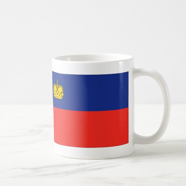 Liechtenstein flag coffee mug (Right)