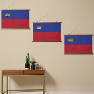 Liechtenstein flag hanging tapestry