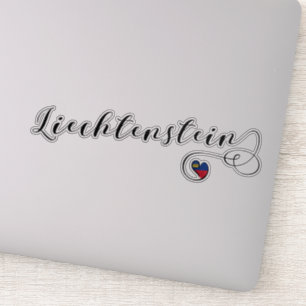 Liechtenstein Flag Heart