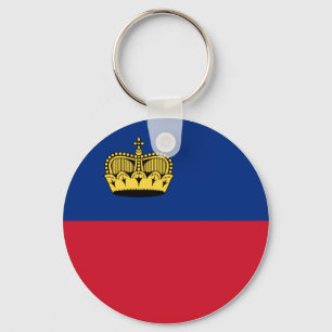 Liechtenstein Flag Keychain