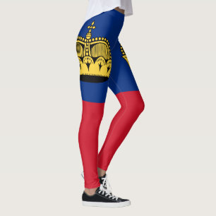 Liechtenstein Flag Leggings