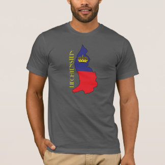 Liechtenstein Flag-Map Shirt