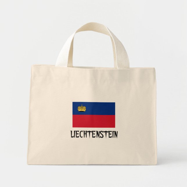 Liechtenstein Flag Mini Tote Bag (Front)