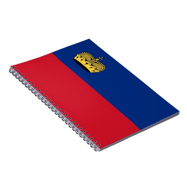 Liechtenstein Flag Notebook (Right Side)