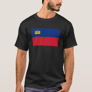 Liechtenstein Flag T-Shirt, Patriotic T-Shirt