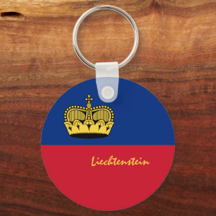 Liechtenstein flag, travel, holiday / sports keychain