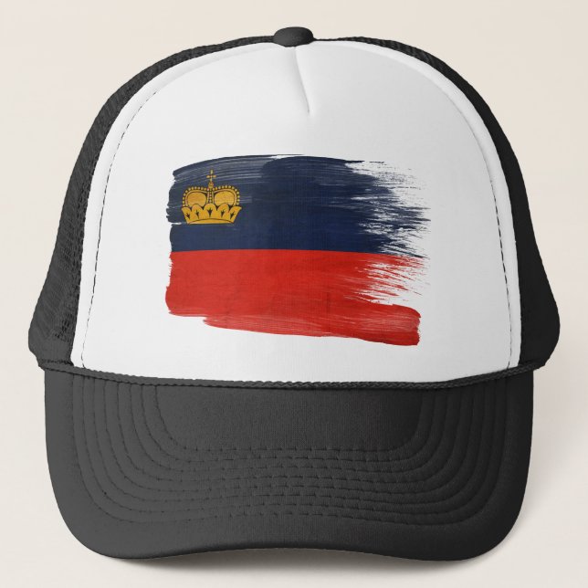 Liechtenstein Flag Trucker Hat (Front)