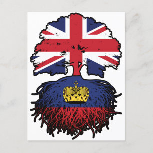 Liechtenstein Liechtensteiner British UK United Postcard