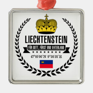 Liechtenstein Metal Ornament